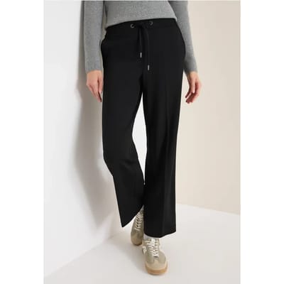 Jersey broek met rechte benen