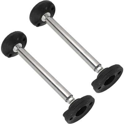2 Pièces Tige de Support Réglable pour Armoire Acier Inoxydable Installation Suspendue d'Armoire de Salle de Bain Tige de Support de Levage Modèle 150