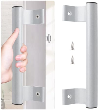 Dailygoods- Schuifdeur Trekker Ergonomisch - Aluminium Handgreep - Zilvergrijs - 200 mm - Duurzaam - Voor Rechts/Links Montage - Deurgreep