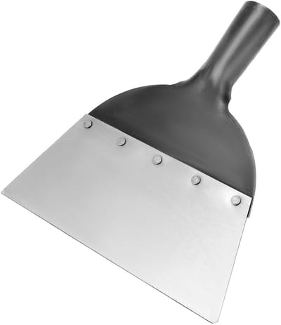 NTH products- Reinigingsschop Hoogwaardig Mangaanstaal - Tuinschep - Tuingereedschap - Vervangingskop - Versterkte Handgreep - 23 cm
