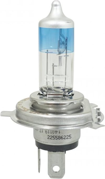 Ampoule H4 12V 60/55W P43t ultra blanc +30% 4200°K Flosser Neuf pour moto