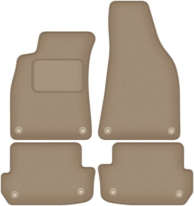 Wielganizator WLG-CARLUX Serie - Velours Automatten - Audi A4 B7 Cabrio - Beige - 2006-2008