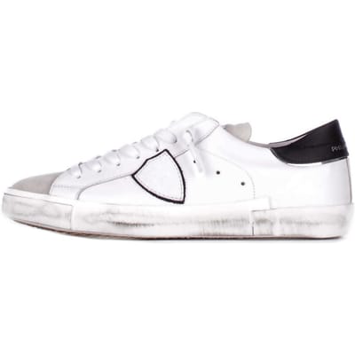 Paris LowTop Sneakers Distressed - White