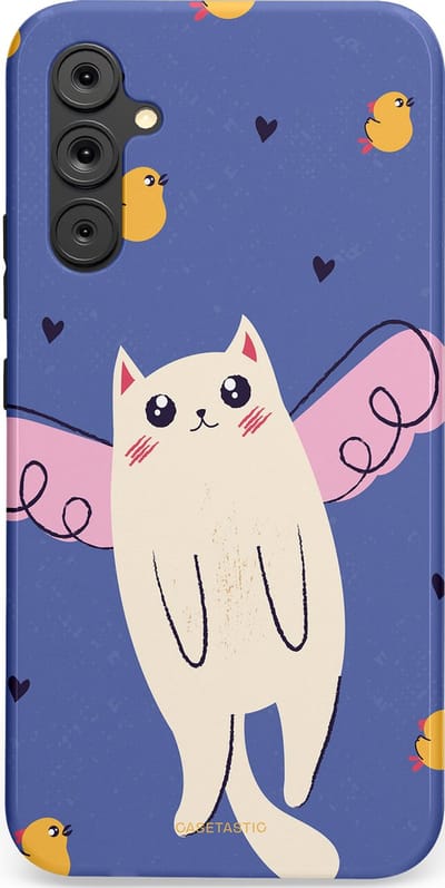 Casetastic Hoesje Geschikt voor Samsung A34 (5G) - Stijlvolle Beschermende Duo-layer Case - Kuikendief