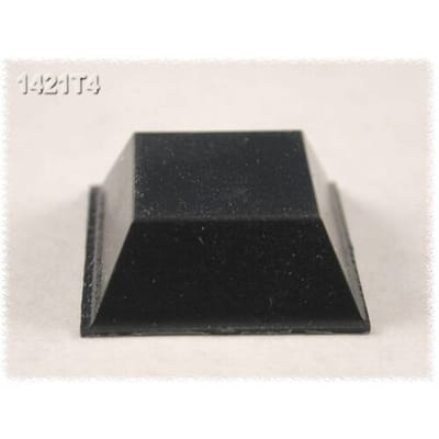 Hammond Electronics 1421T4 Apparaatvoet Zelfklevend, Rond Zwart (Ø x h) 20.5 mm x 7.6 mm 24 stuk(s)
