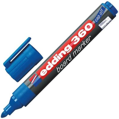 Whiteboardmarker edding 360 rond 1.5-3mm blauw