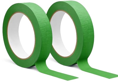 Premium Crepe Paper Afplaktape 48mm x 50m voor Schilderen en Creatieve Klussen, Verf, Decoratie