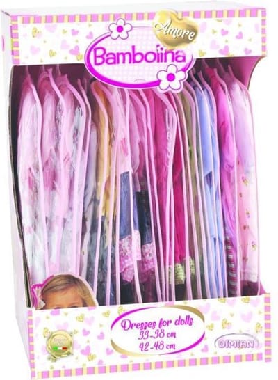 Bambolina Amore kleding voor 42-48cm pop - Roze-groen met zeilboot Poppenkleding