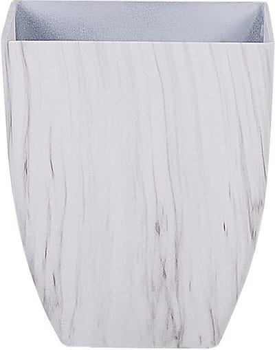 MIRO - Bloempot - Wit - 28 cm - Stenenmix