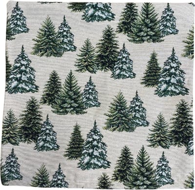 Kussenhoes - Kerst - Gobelinstof - Pines - Kerstbomen - 45 x 45 cm