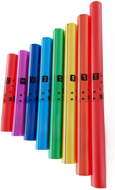 Kleurrijke Geluidstube voor Educatieve Activiteiten in Thuis en Klaslokaal - Veilig Percussie Instrument voor Teamwork en Creatieve Ontwikkeling