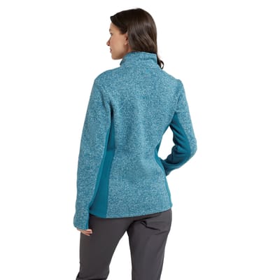 Mountain Warehouse Dames/dames Idris fleecejack met panelen (Teal)