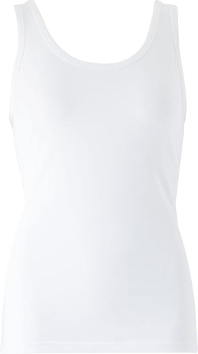 MOOI! Company - Basis Top Bonny - Hemdje met brede bandjes - Aansluitend model - Kleur  Wit - XS