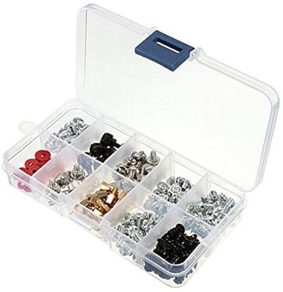 Computer Schroeven Kit - PC Bevestigingsset - Computer Onderhoud - 228 Delige Set - M3 M3.5 M5 - Zilverkleurig