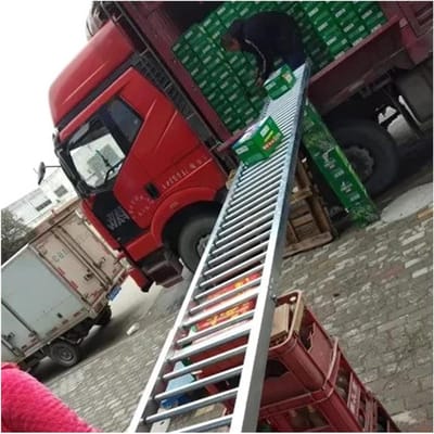 Lichte rollenbaan - Transportband katrol - Goederen verplaatsen - Niet-aangedreven zwaartekracht - 30x100cm - Zilver