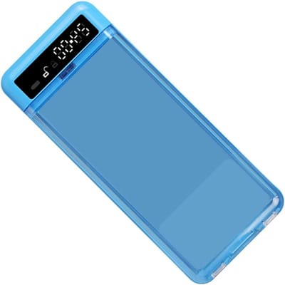 Tijdklok Box - Telefoonkluis - Zelfbeheersing Verbeteren - Noodontgrendeling Beperkt - 215 cm - Blauw