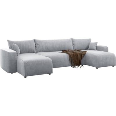 U-slaapbank Rosco ribstof | NADUVI Collection