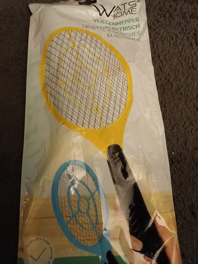 Electrische vliegenmepper