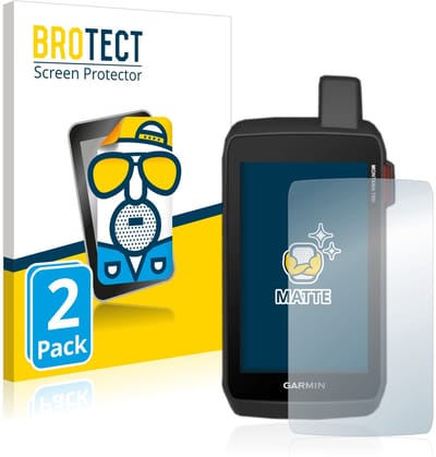 BROTECT - Screenprotector voor Garmin Montana 750i - Folie Beschermfolie matte 2 Stuks
