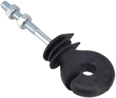Dailygoody - Elektrische Afrasteringsisolator - Afrastering - 50 Stuks - Schroefdraad - Isolatiespijkers - Veeteelt - Geschikt voor Tetragonum en Rond