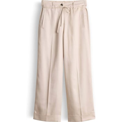 wide leg broek met strikceintuur model 'Meeri bloom'
