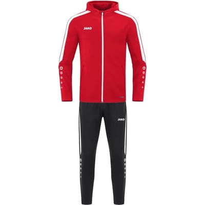 Jako Power Polyesterpak Met Kap Kinderen - Rood | Maat: 128