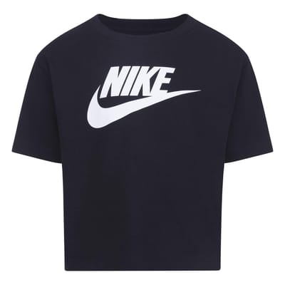 Nike Kinderen/Kinderen Club Boxy T-Shirt (Zwart)