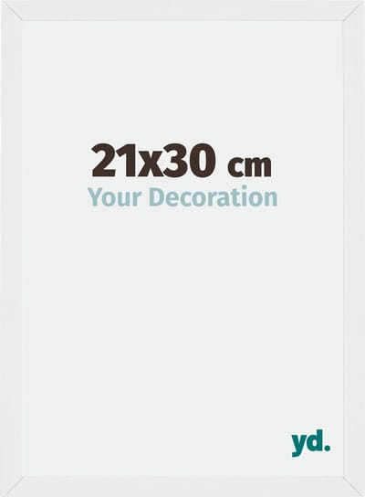 Your Decoration - Fotolijst 21x30 cm - MDF - Wit Hoogglans - Mura