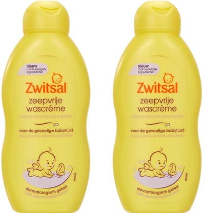Zwitsal - Babywasgel - Zeepvrij - 200ml x 2