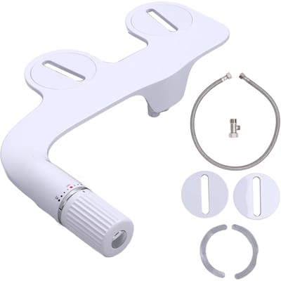 Ensemble d'accessoires pour bidet de toilettes G1/2, pulvérisateur d'eau à double buse en ABS pour salle de bain, pour usage domestique