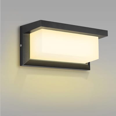 Waterdichte LED Wandlamp voor Buiten - 18W, Warm Wit, Ideaal voor Tuin en Entree