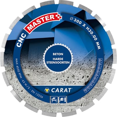 Carat CNC MASTER Diamantzaag beton/hard steen 300x30mm - CNCM300500