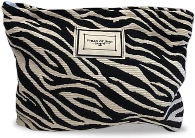 Cosmetica tas voor dames - Multifunctionele make-up organizer, waszak en reistas voor meisjes met zebra print