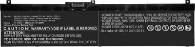 CoreParts MBXDE-BA0217 laptop reserve-onderdeel Batterij/Accu
