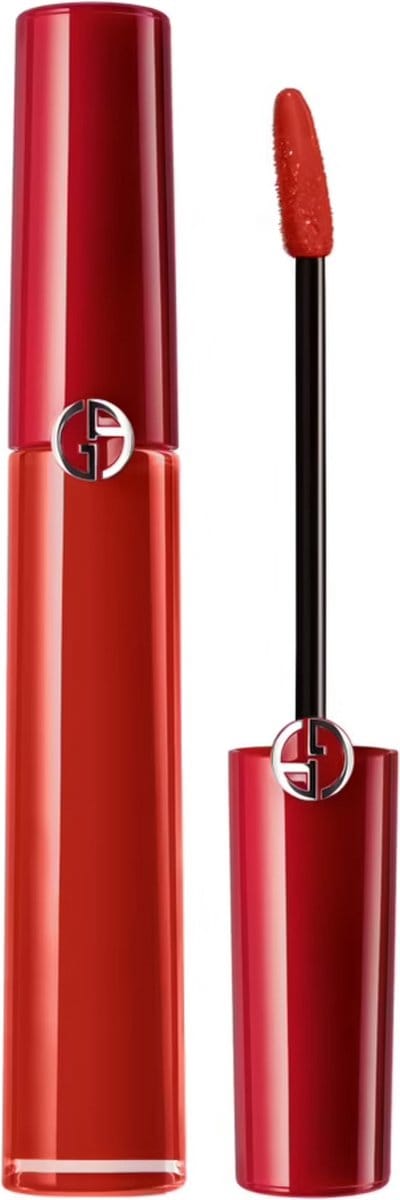 GIORGIO ARMANI Lip Maestro intense velvet color Liquid Lipstick 418 burn red