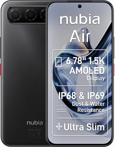 ZTE Nubia Air - 5G - 8GB/256GB - Zwart