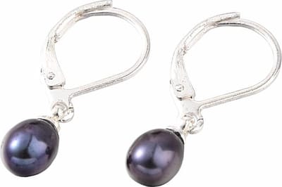 Zoetwater parel oorbellen Dangling Littel Pearl - oorhangers - echte parels - sieraden zakje - parel oorbellen dames