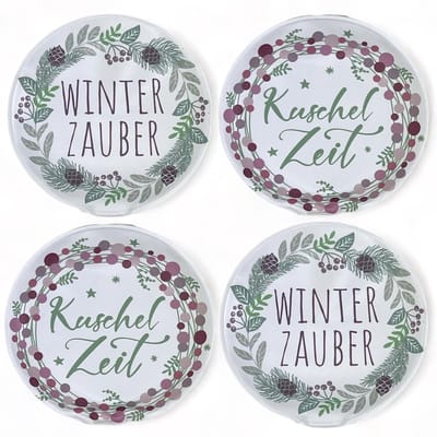 Dailygoods- Handwarmers Oplaadbaar - Herbruikbare Warmtezakjes - Warmtepads - Lichtgewicht - Set van 4 - Zachte Hoes van 100% Kunststof
