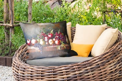 Buitenkussens - Rustiek - Stilleven - Fruit - 60x40 cm - Weerbestendig
