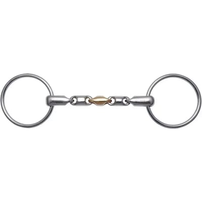 2-rings waterford paardenbit met zacht koperen afdichting Stübben Max Relax