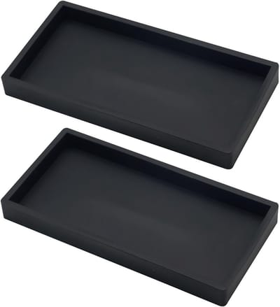Mini Badkamer Vanity Tray Set - Resin Organizer voor Cosmetica, Zeep, Kaarsen en Handdoeken - Ideaal voor Badkamer en Toilet Opslag