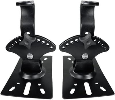 Speaker Muurbeugel - Luidspreker Ophanging - Home Cinema - Verstelbare Hoek - 13cm Hoog - Zwart