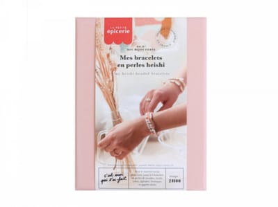 La Petite Epicerie DIY SIERADENKIT " MY HEISHI BEAD BRACELETS/MIJN HEISHI KRAALARMBANDEN" 178g H14.5xW11xL3.5cm | Creatieve | Hobbyset | sieraden | kinderen en volwassenen