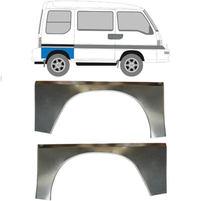 Reparatiepaneel achterspatbord voor Subaru Libero 1983-1998 / Links + Rechts