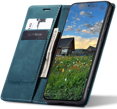 Hoesje geschikt voor OnePlus 13T / 13S / 13 Mini - Book Case Leer Slimline Blauw