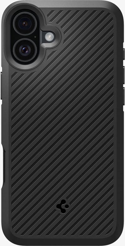 Spigen Core Armor | Hoesje Geschikt voor Apple iPhone 16 Plus | Back Cover | Militaire Standaard | Carbon | Zwart