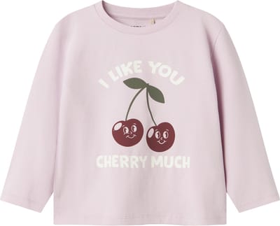 NAME IT - NMFBERRIE NREG LS TOP - Meisjes - Lange mouwen shirts - Maat 92