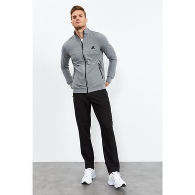 Heren Zip-Front Sweatshirt en Broek Set