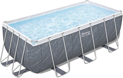Bestway - Zwembadset - Power - Steel - rechthoekig - 412x201x122 - cm