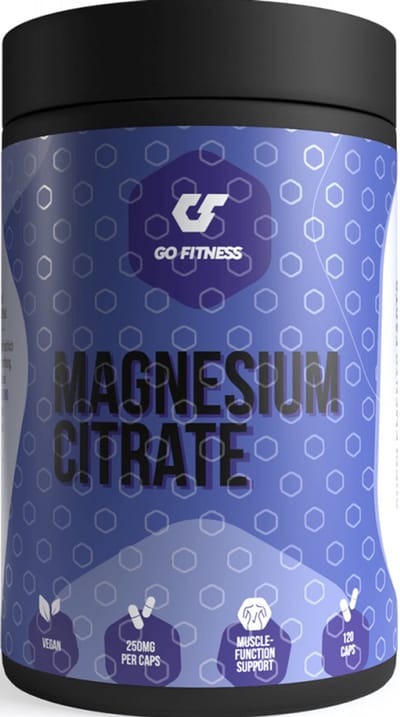 Go Fitness Magnesium Citrate (120 Caps) Unflavoured - Vitaminen, mineralen & gezondheid - Mineralen